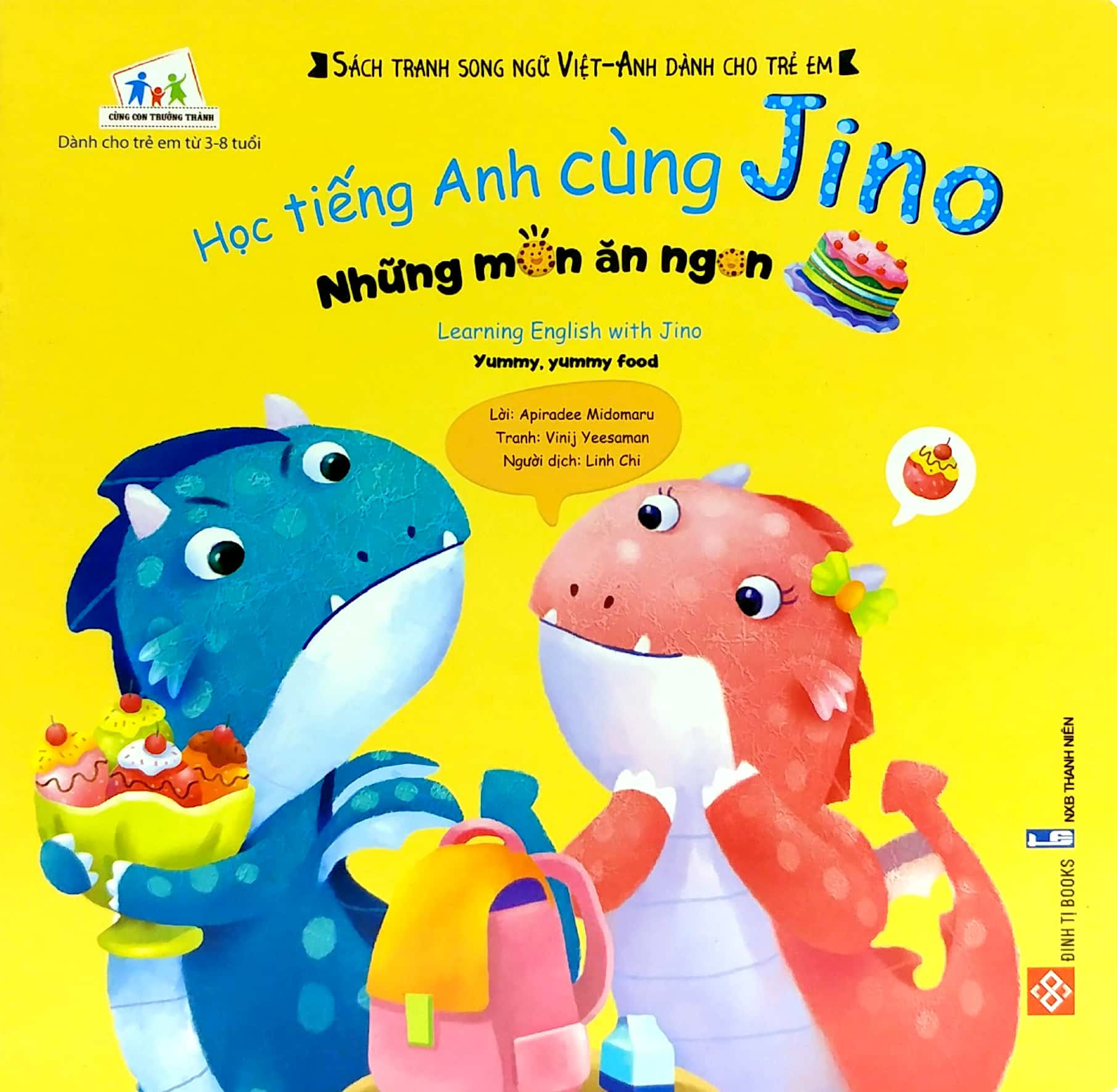 học tiếng anh cùng jino - learning english with jino - những món ăn ngon - yummy, yummy food