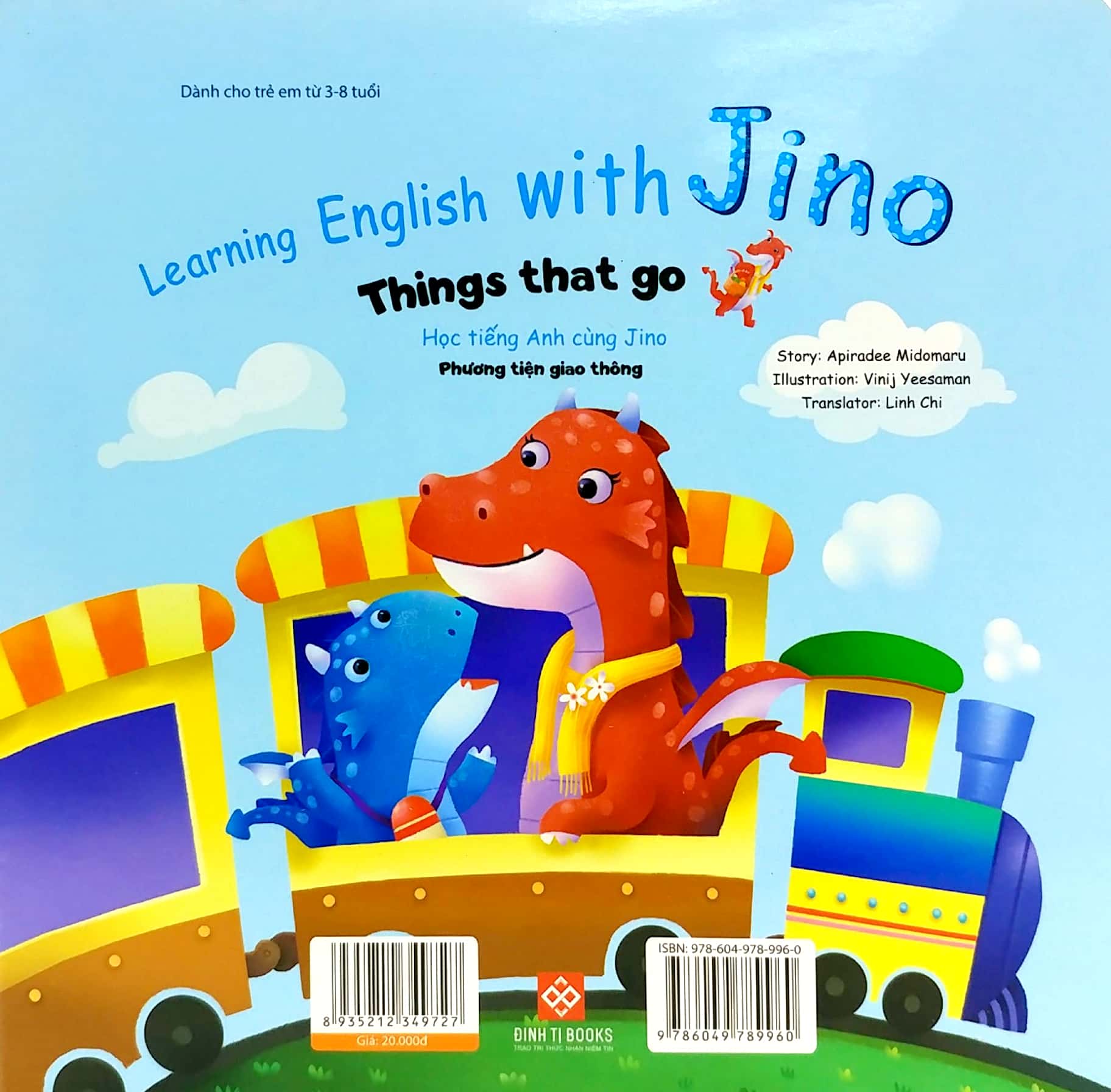 học tiếng anh cùng jino - learning english with jino - phương tiện giao thông - things that go