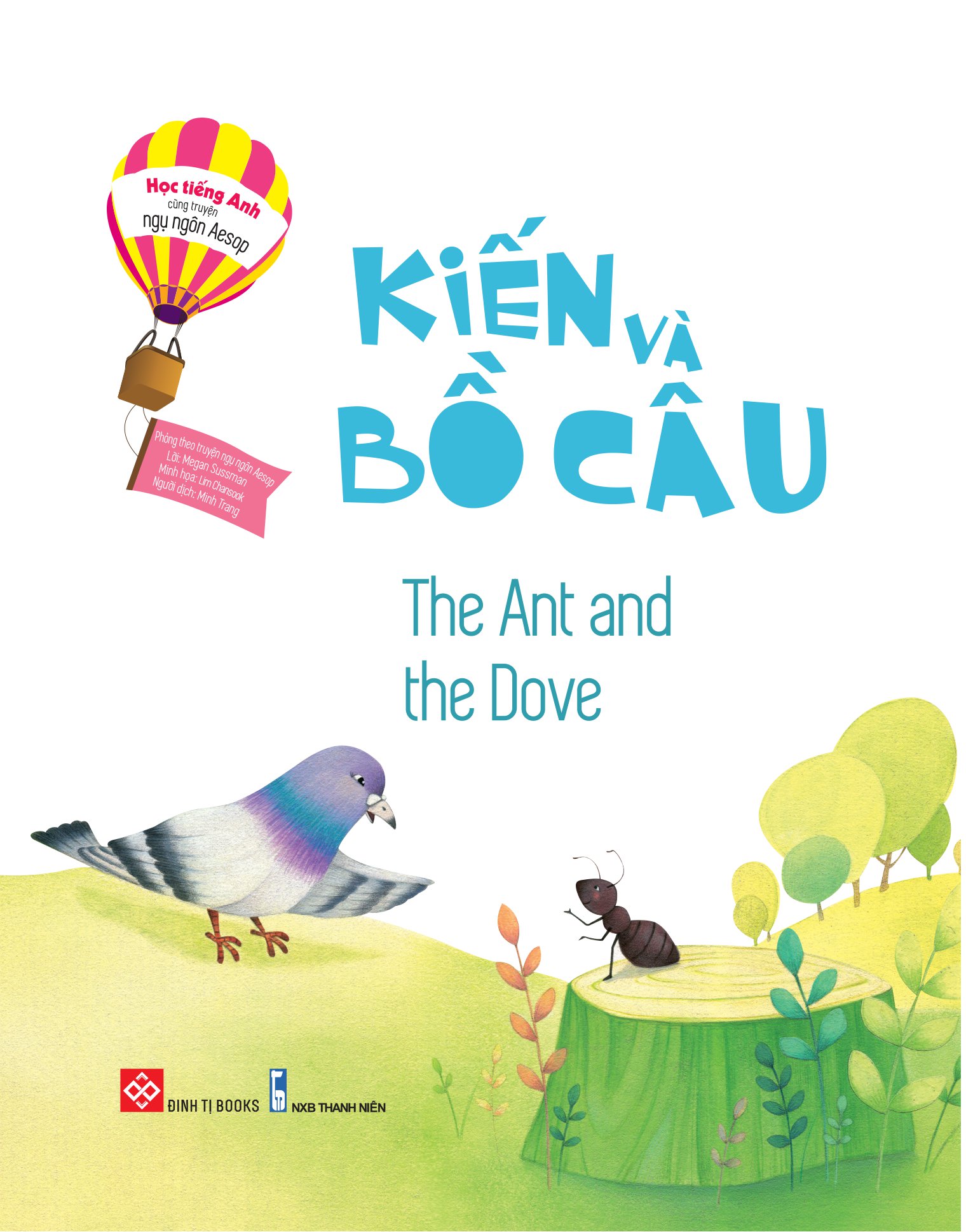 học tiếng anh cùng truyện ngụ ngôn aesop - kiến và bồ câu - the ant and the dove