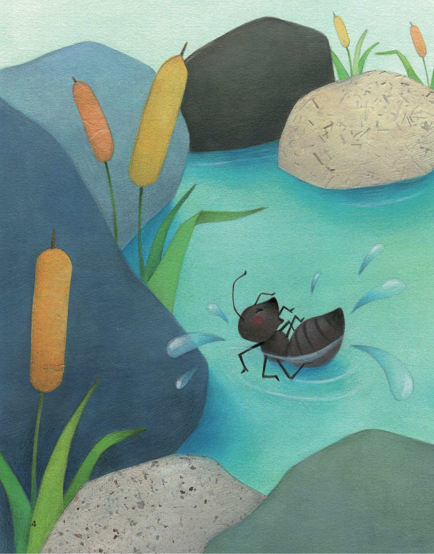 học tiếng anh cùng truyện ngụ ngôn aesop - kiến và bồ câu - the ant and the dove