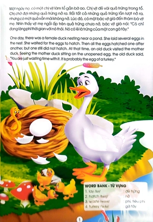 học tiếng anh song ngữ qua truyện cổ tích - vịt con xấu xí