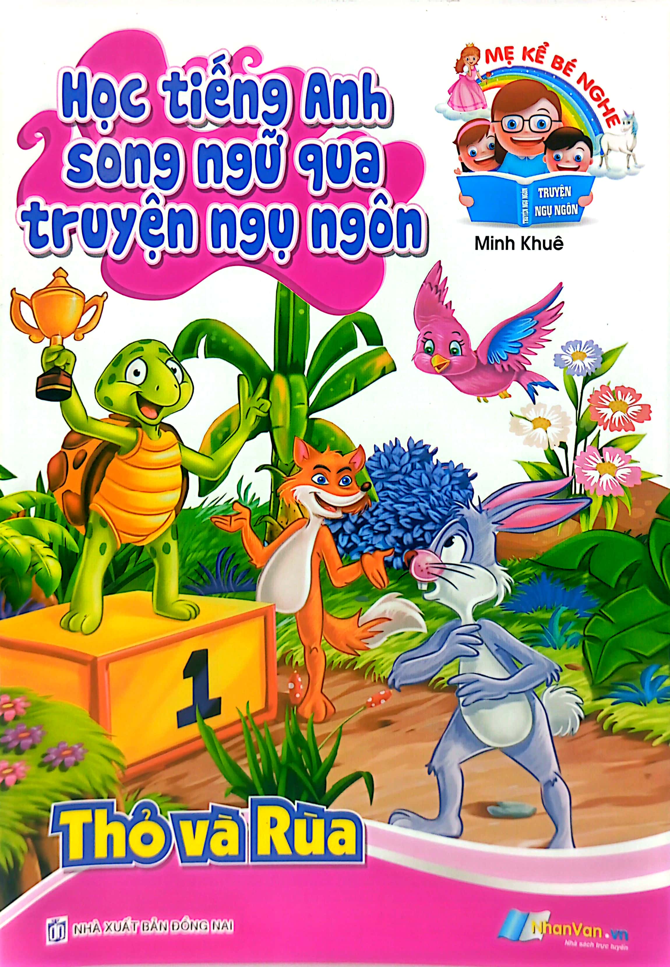 học tiếng anh song ngữ qua truyện ngụ ngôn - thỏ và rùa