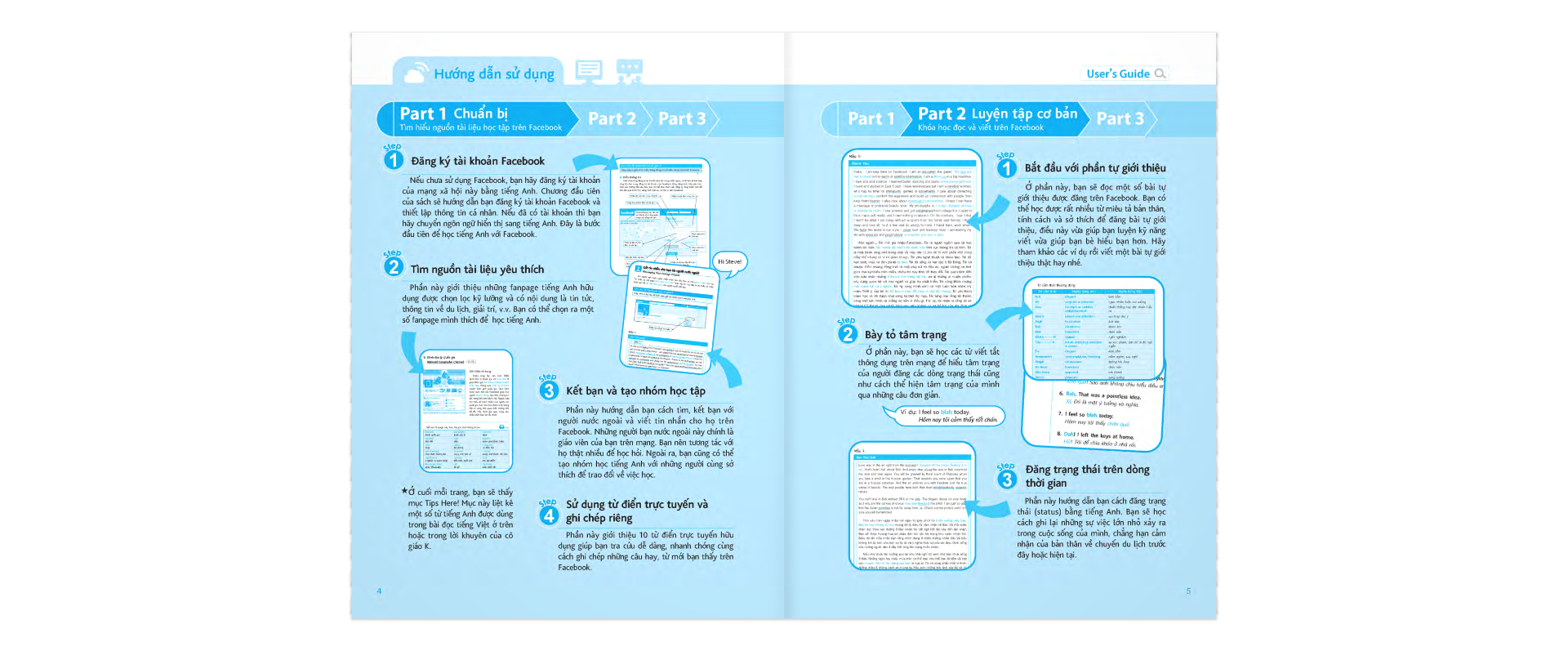 học tiếng anh với facebook (cd)