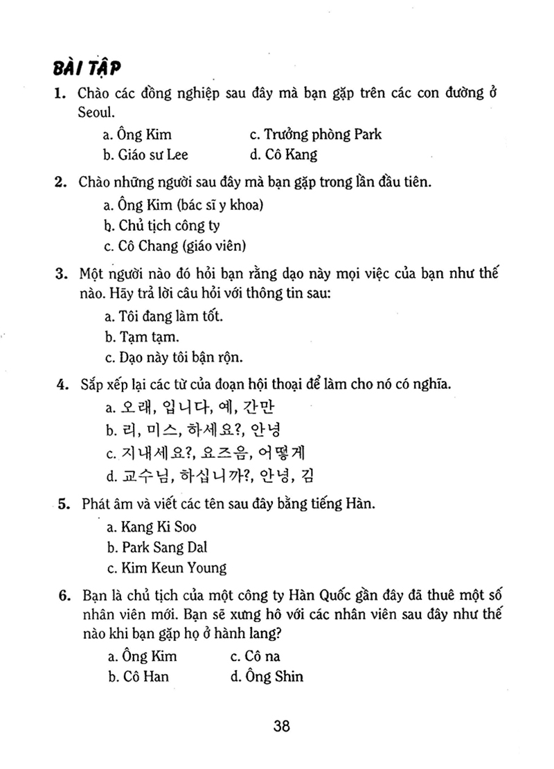 học tiếng hàn cho người bận rộn