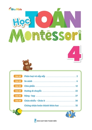 học toán montessori - tập 4