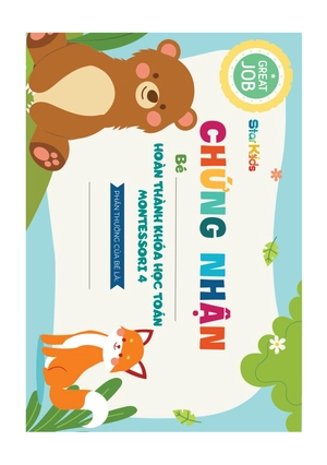 học toán montessori - tập 4