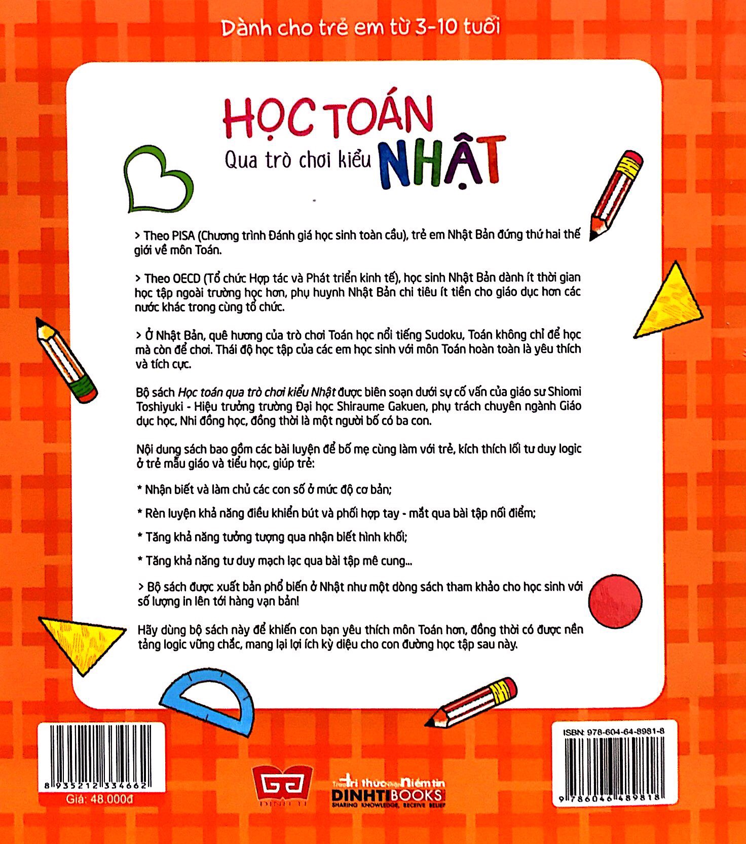 học toán qua trò chơi kiểu nhật - hình dạng