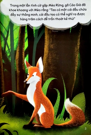học toán qua truyện ngụ ngôn - cáo già và mèo rừng