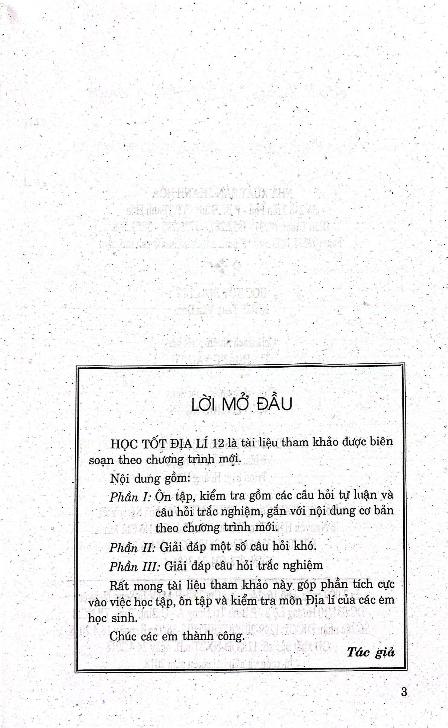 học tốt địa lí 12