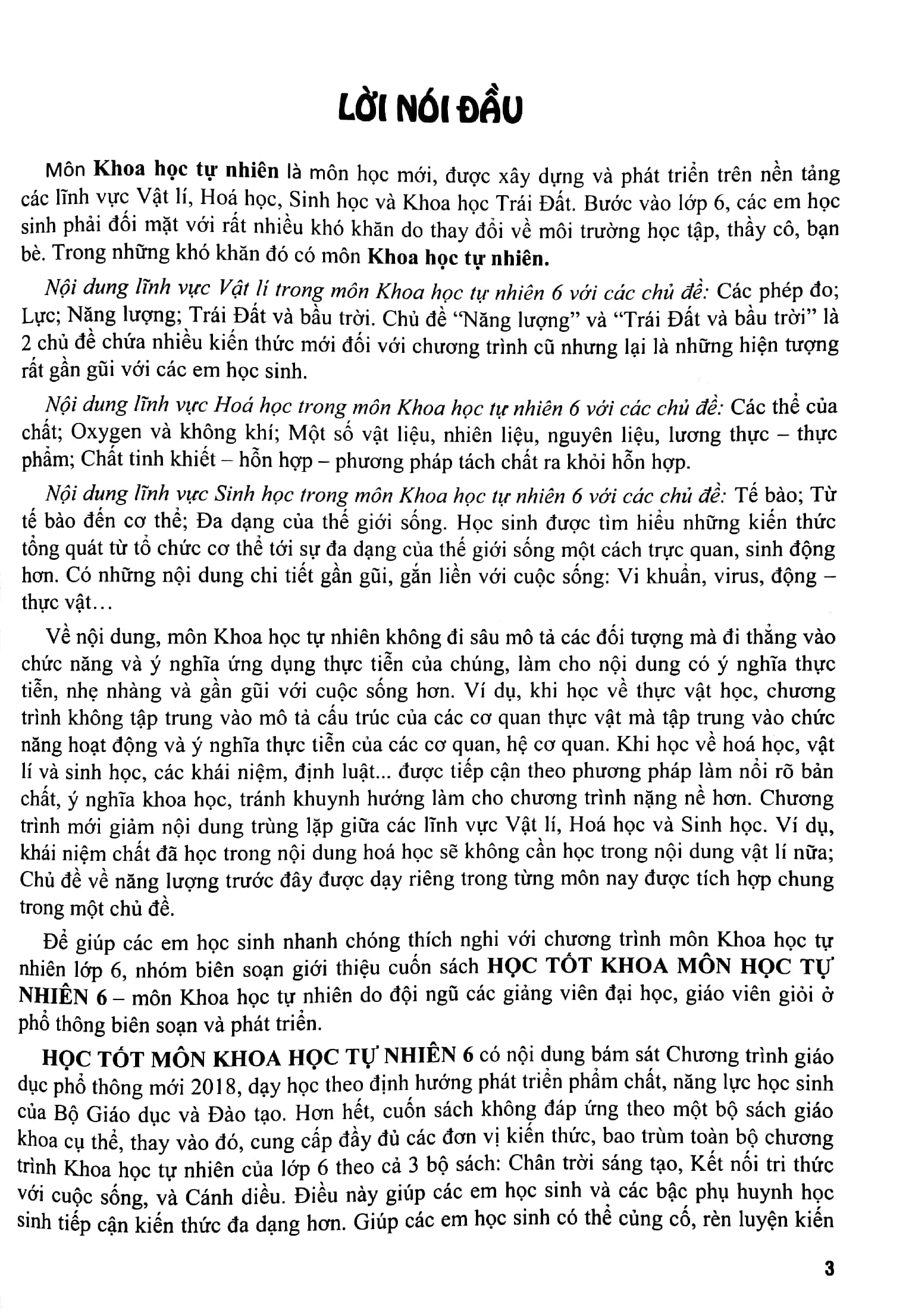 học tốt môn khoa học tự nhiên 6