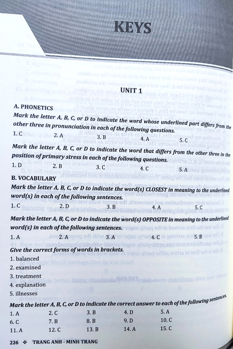 học tốt tiếng anh 11 (theo chương trình global success)
