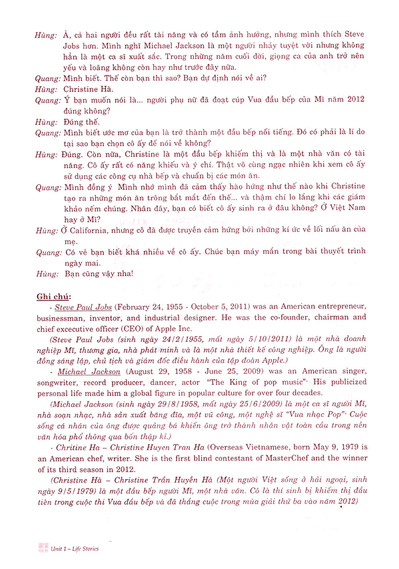 học tốt tiếng anh 12