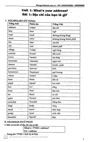 học tốt tiếng anh 5