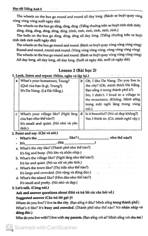 học tốt tiếng anh 5