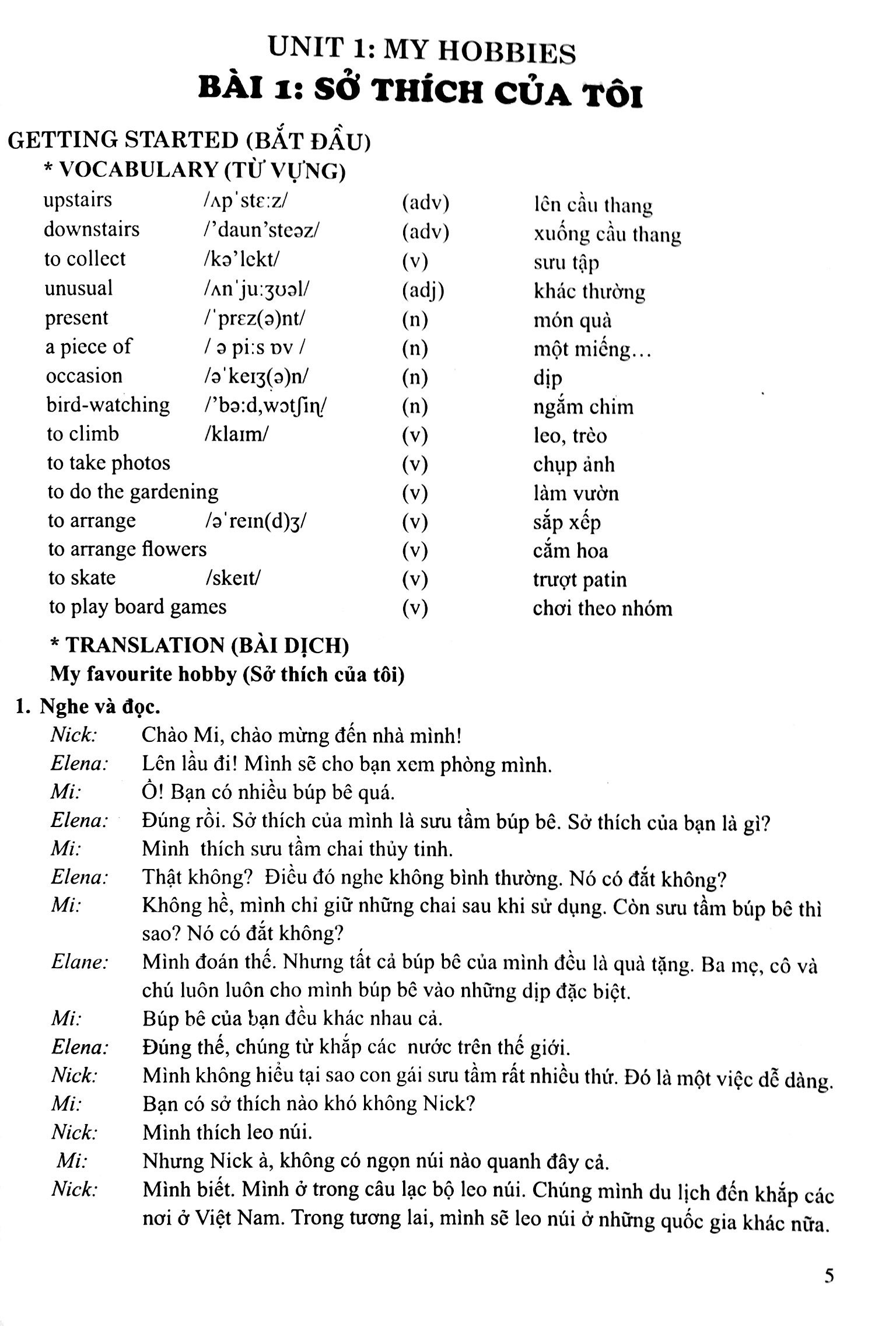 học tốt tiếng anh 7