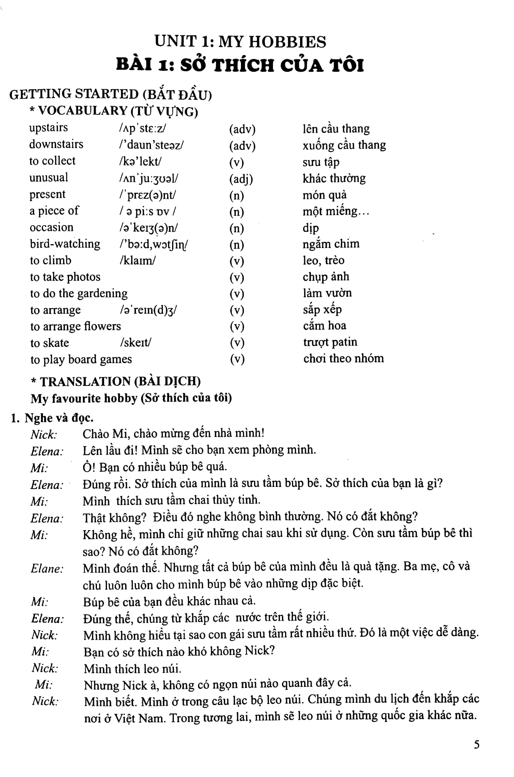 học tốt tiếng anh 7