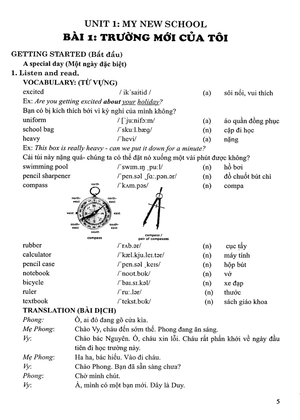 học tốt tiếng anh lớp 6