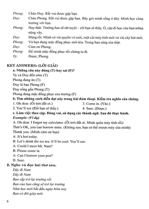 học tốt tiếng anh lớp 6