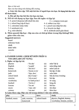 học tốt tiếng anh lớp 6