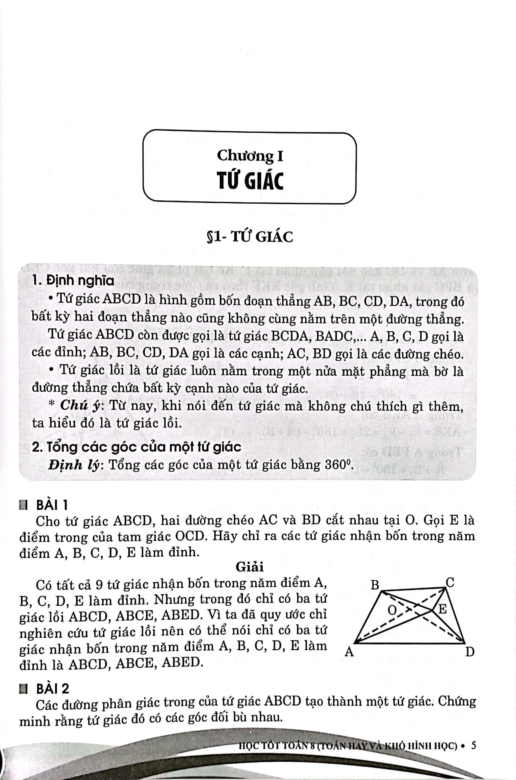 học tốt toán 8 - toán hay và khó hình học (theo chương trình giáo dục phổ thông mới - dùng chung cho các bộ sgk hiện hành)
