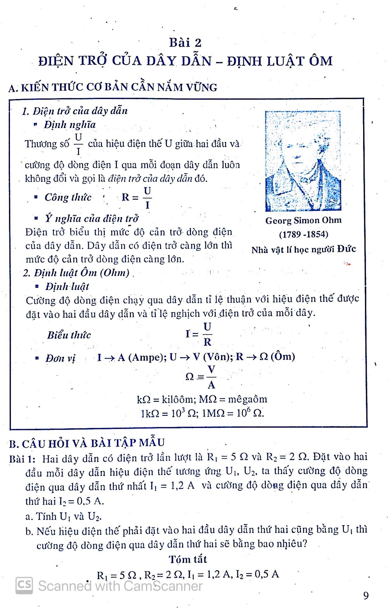 học tốt vật lí 9