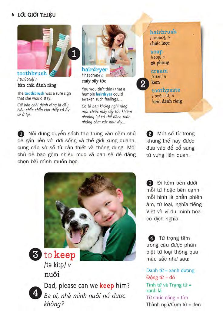 học tự vựng tiếng anh qua hình và ví dụ minh họa