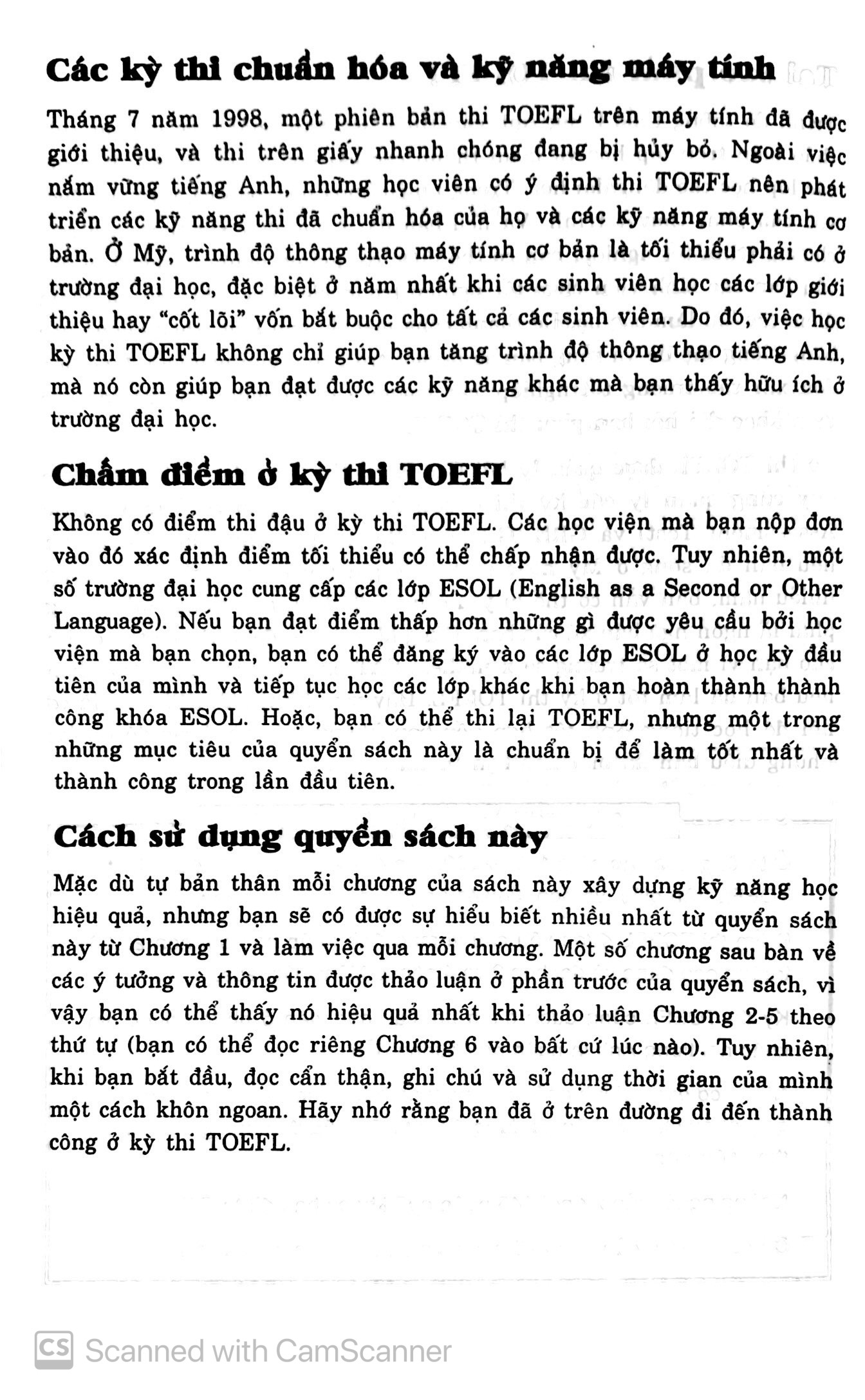 học và thi tốt toefl trong 6 bước