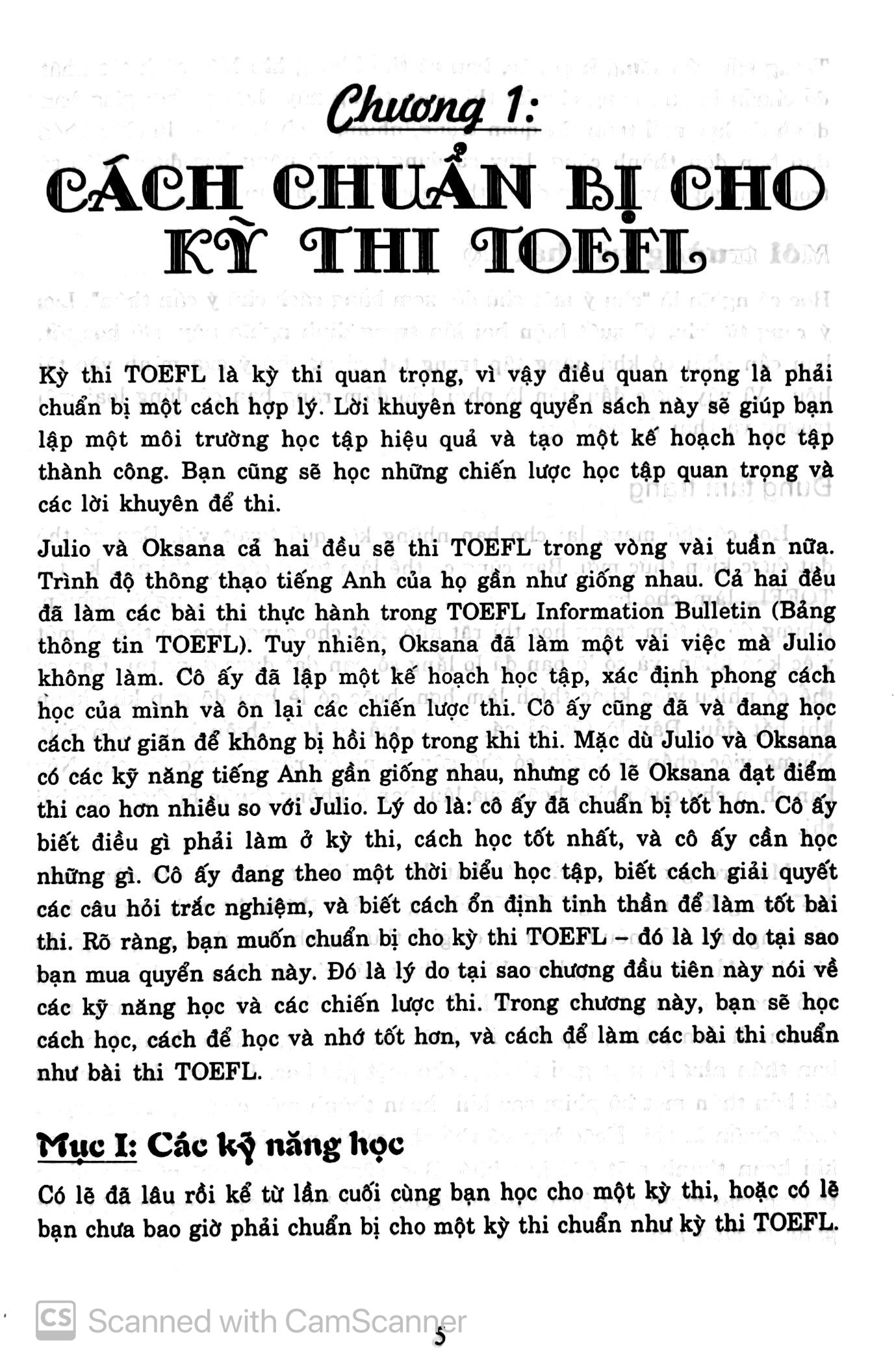 học và thi tốt toefl trong 6 bước