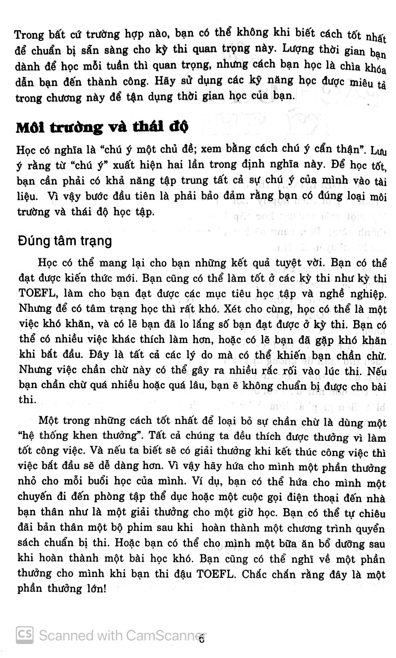 học và thi tốt toefl trong 6 bước