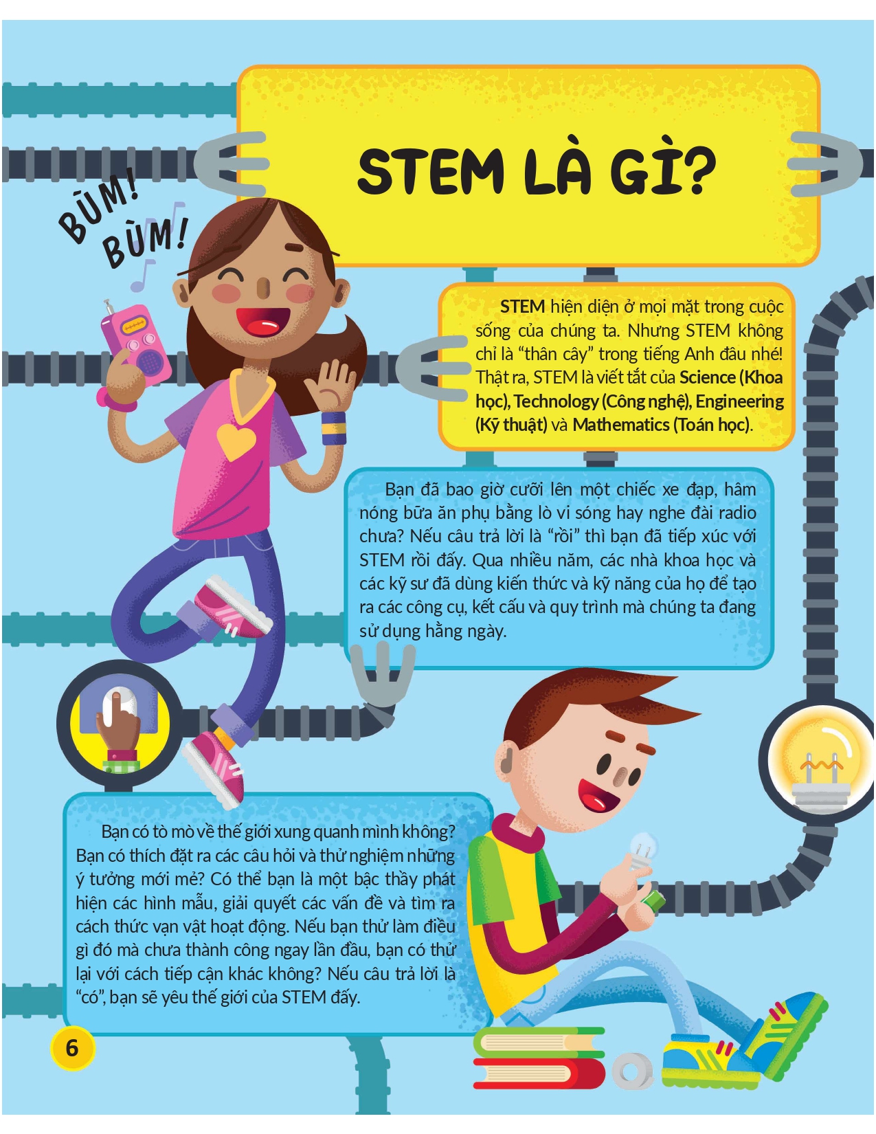 học và thực hành stem đơn giản - công nghệ - 60 bài thực hành bổ ích