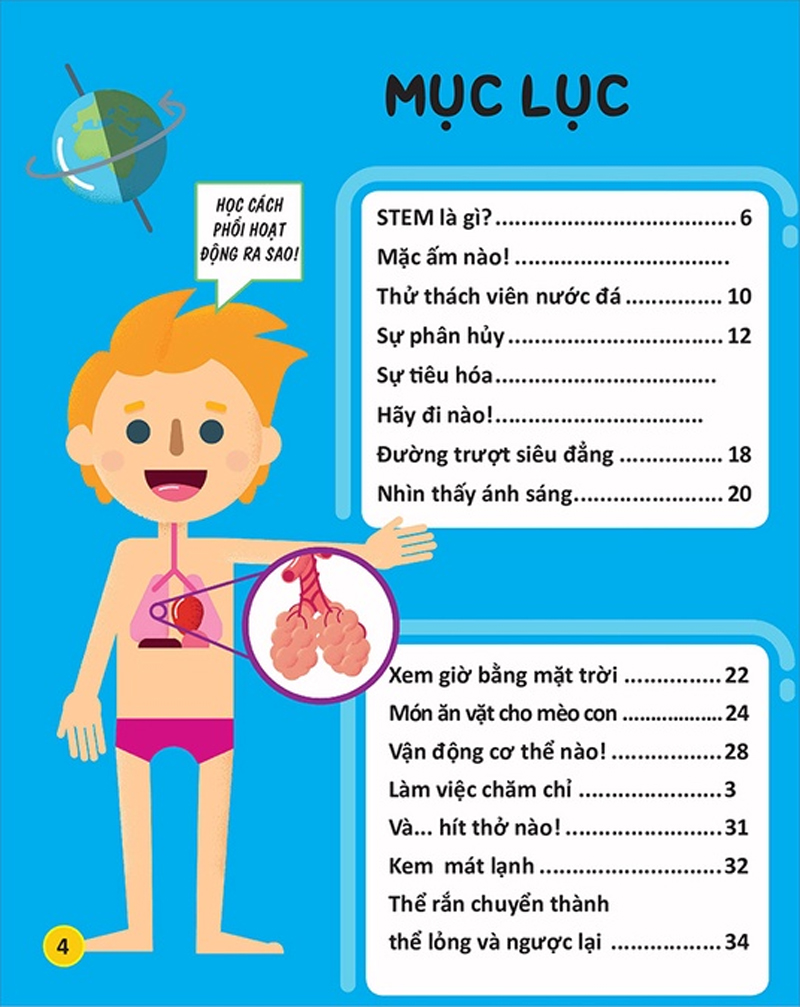 học và thực hành stem đơn giản - khoa học - 60 bài thực hành bổ ích