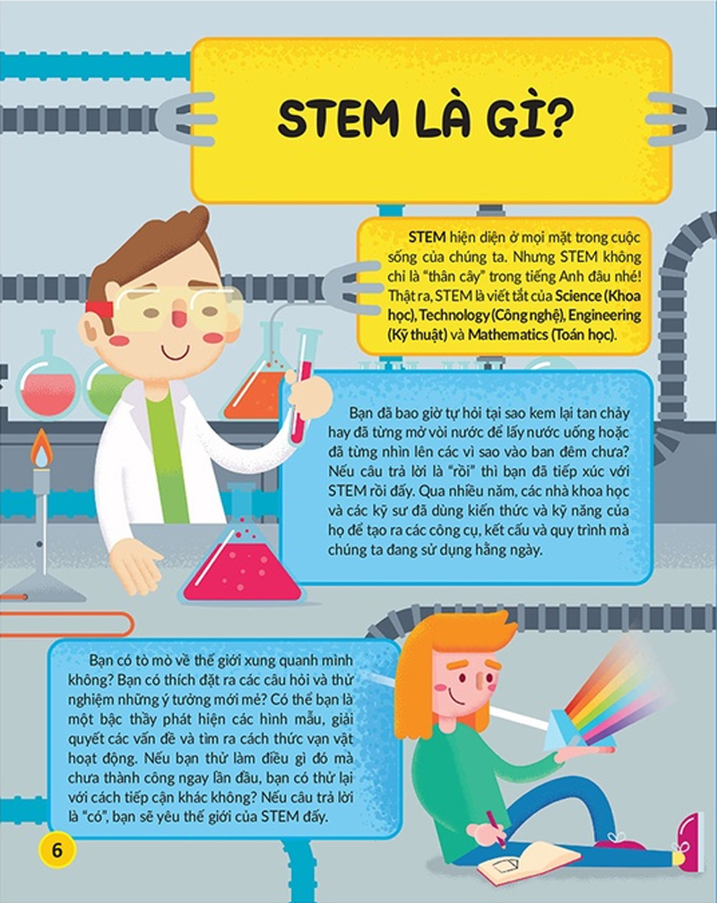 học và thực hành stem đơn giản - khoa học - 60 bài thực hành bổ ích