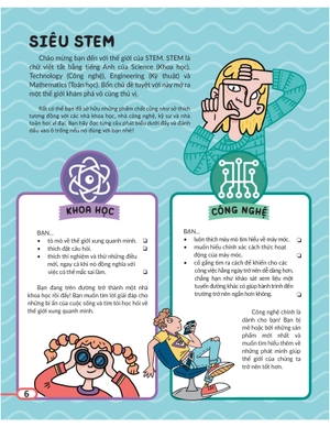 học và thực hành stem đơn giản - khoa học - kiến thức kèm bài tập bổ trợ!