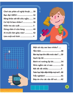 học và thực hành stem đơn giản - toán học - 60 bài thực hành bổ ích