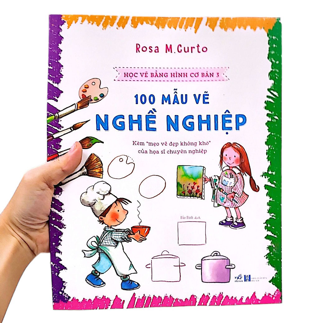 học vẽ bằng hình cơ bản 3 - 100 mẫu vẽ nghề nghiệp