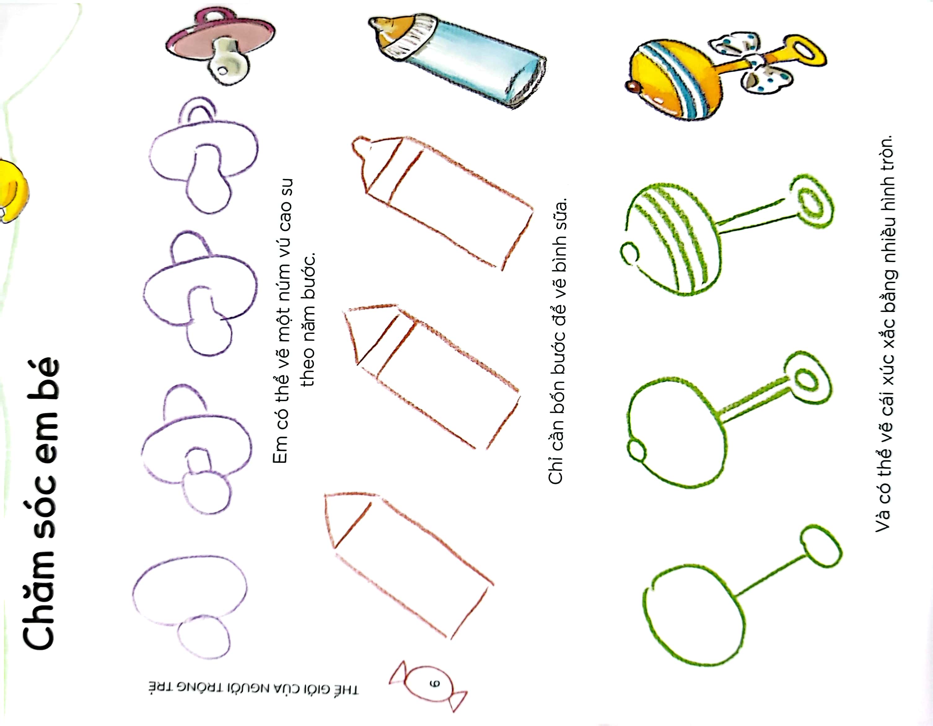 học vẽ bằng hình cơ bản 3 - 100 mẫu vẽ nghề nghiệp