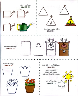 học vẽ bằng hình cơ bản - nghệ thuật thật là đơn giản