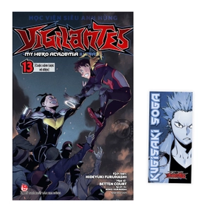 học viện siêu anh hùng vigilantes - my hero academia illegals - tập 13 - cuộc xâm lược vô diện - tặng kèm bookmark