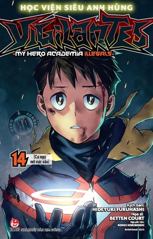 học viện siêu anh hùng vigilantes - my hero academia illegals - tập 14 - cư ngụ nơi vực sâu - tặng kèm bookmark