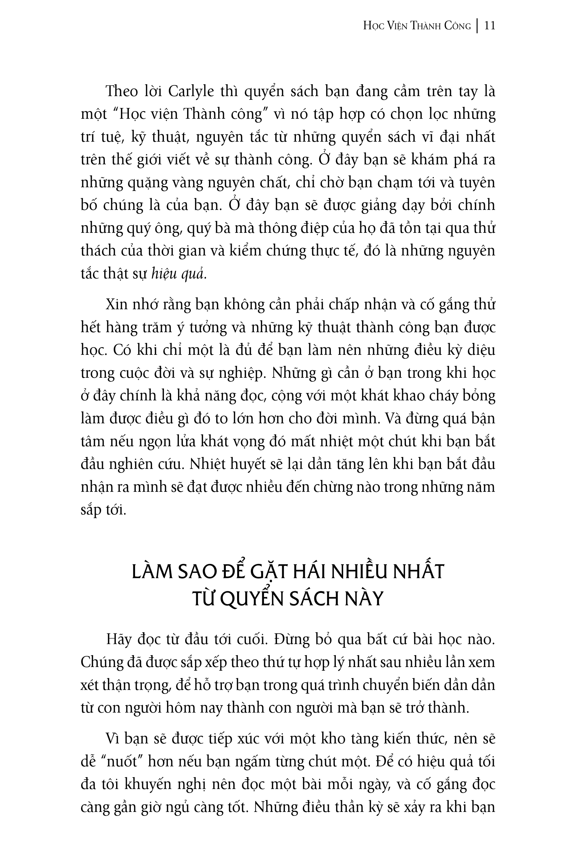 học viện thành công