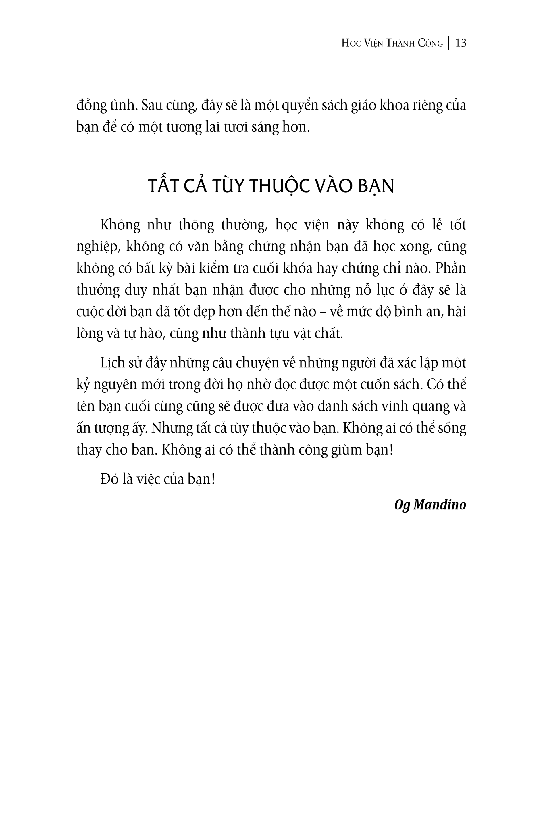 học viện thành công