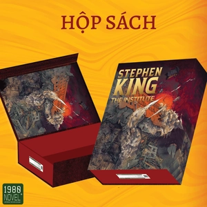 học viện - the institute - bản đặc biệt bìa cứng vân da, tên sách phủ nhũ + bản đồ + 03 postcard