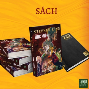 học viện - the institute - bản đặc biệt bìa cứng vân da, tên sách phủ nhũ + bản đồ + 03 postcard