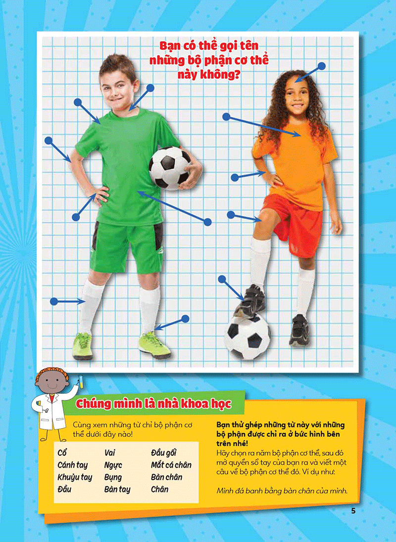 học vui, hiểu rộng, biết nhiều - khám phá cơ thể