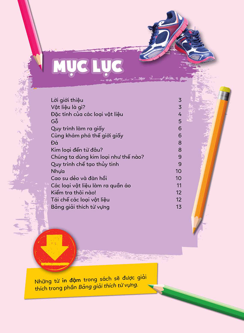 học vui, hiểu rộng, biết nhiều - khám phá vật liệu quanh ta