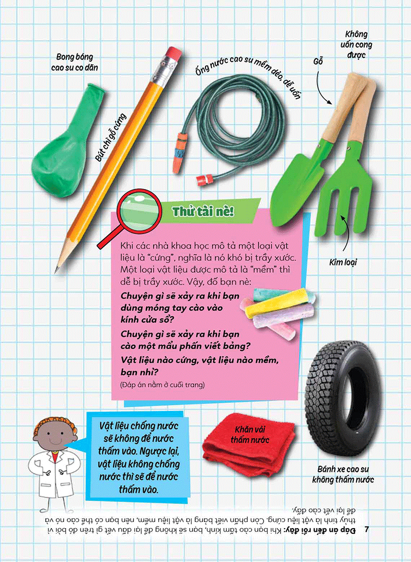 học vui, hiểu rộng, biết nhiều - khám phá vật liệu quanh ta