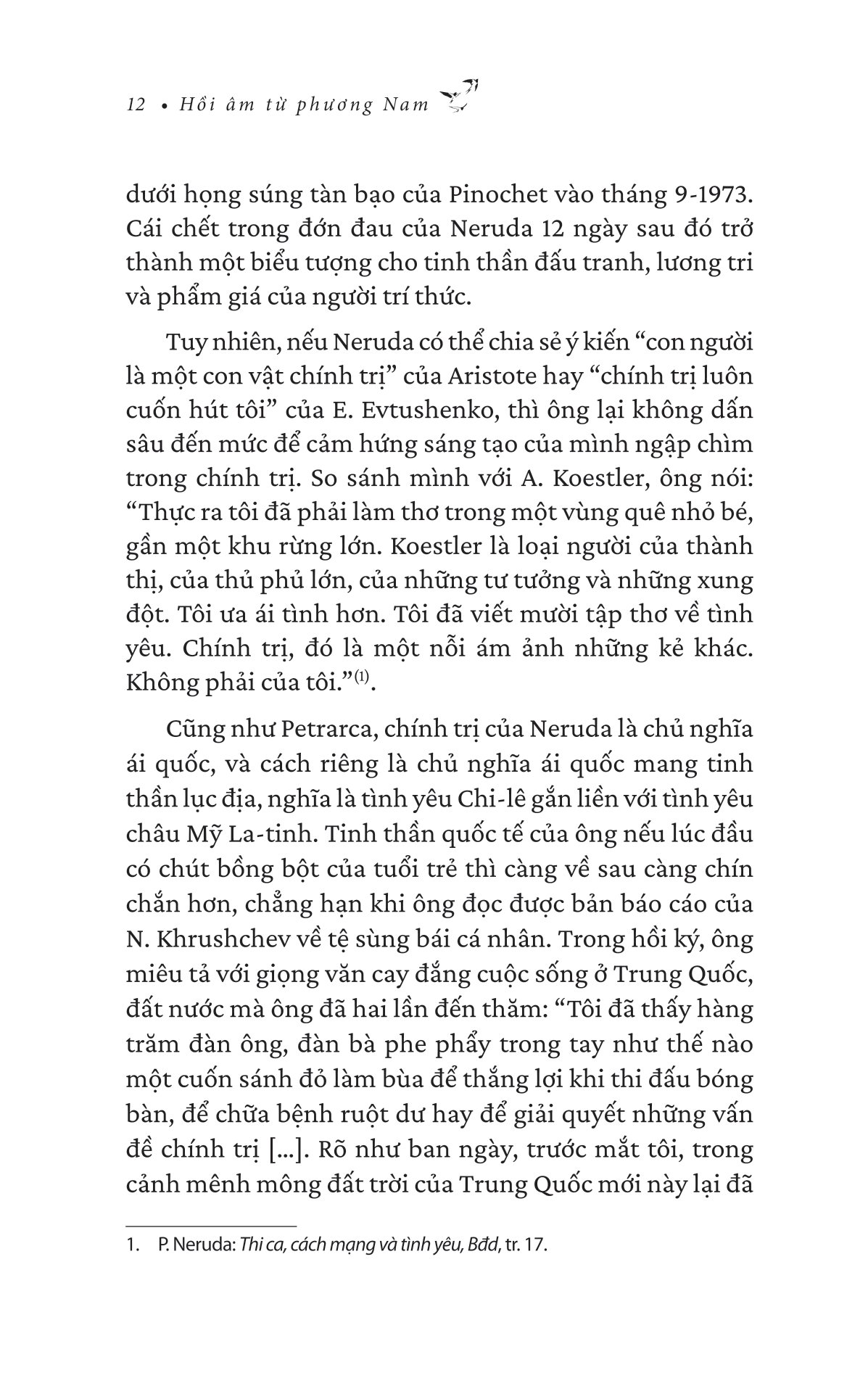 hồi âm từ phương nam