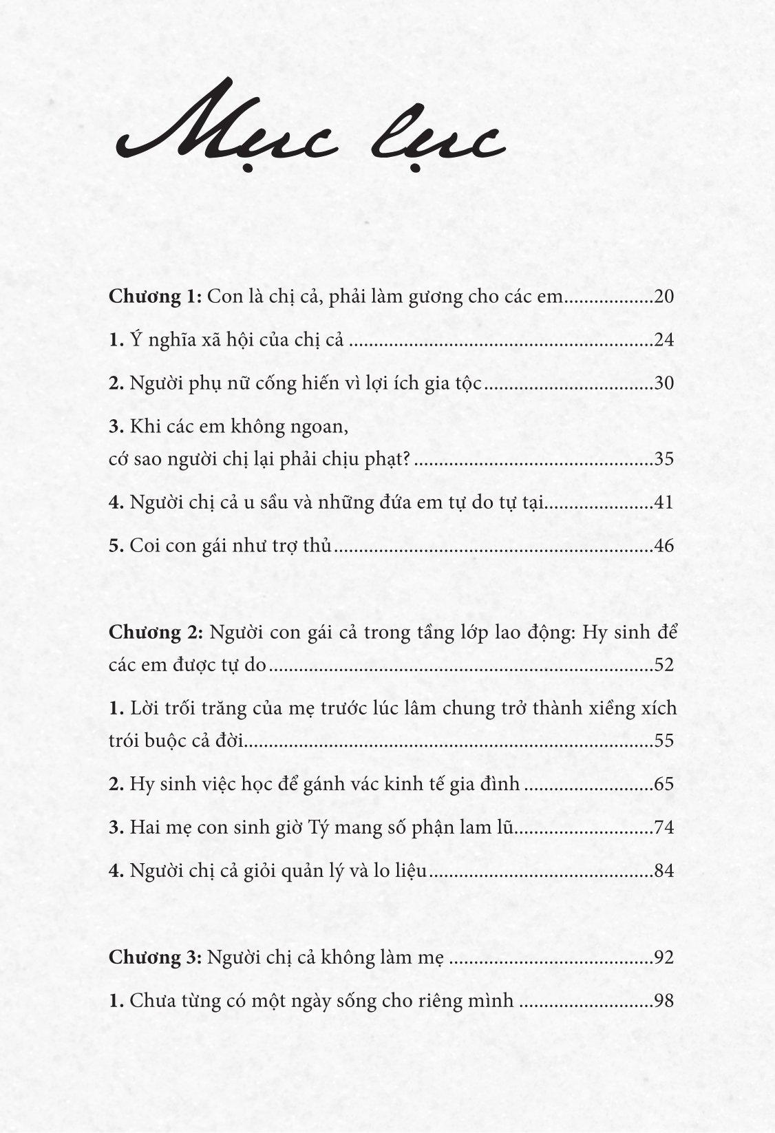 Hội Chứng Con Gái Cả