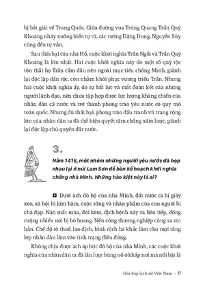 hỏi đáp lịch sử việt nam - tập 3 - từ khởi nghĩa lam sơn đến nửa đầu thế kỷ xix