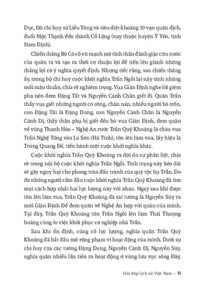 hỏi đáp lịch sử việt nam - tập 3 - từ khởi nghĩa lam sơn đến nửa đầu thế kỷ xix